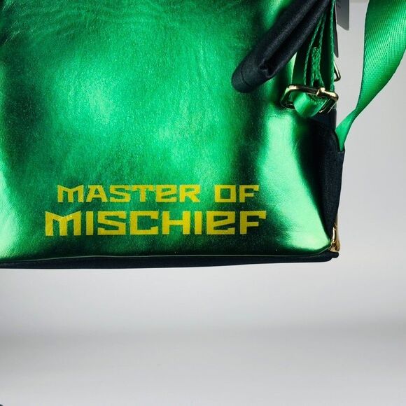 Loungefly Marvel Loki Mini Backpack Metallic Cosplay Villain Infinity Saga Bag - Picture 6 of 7